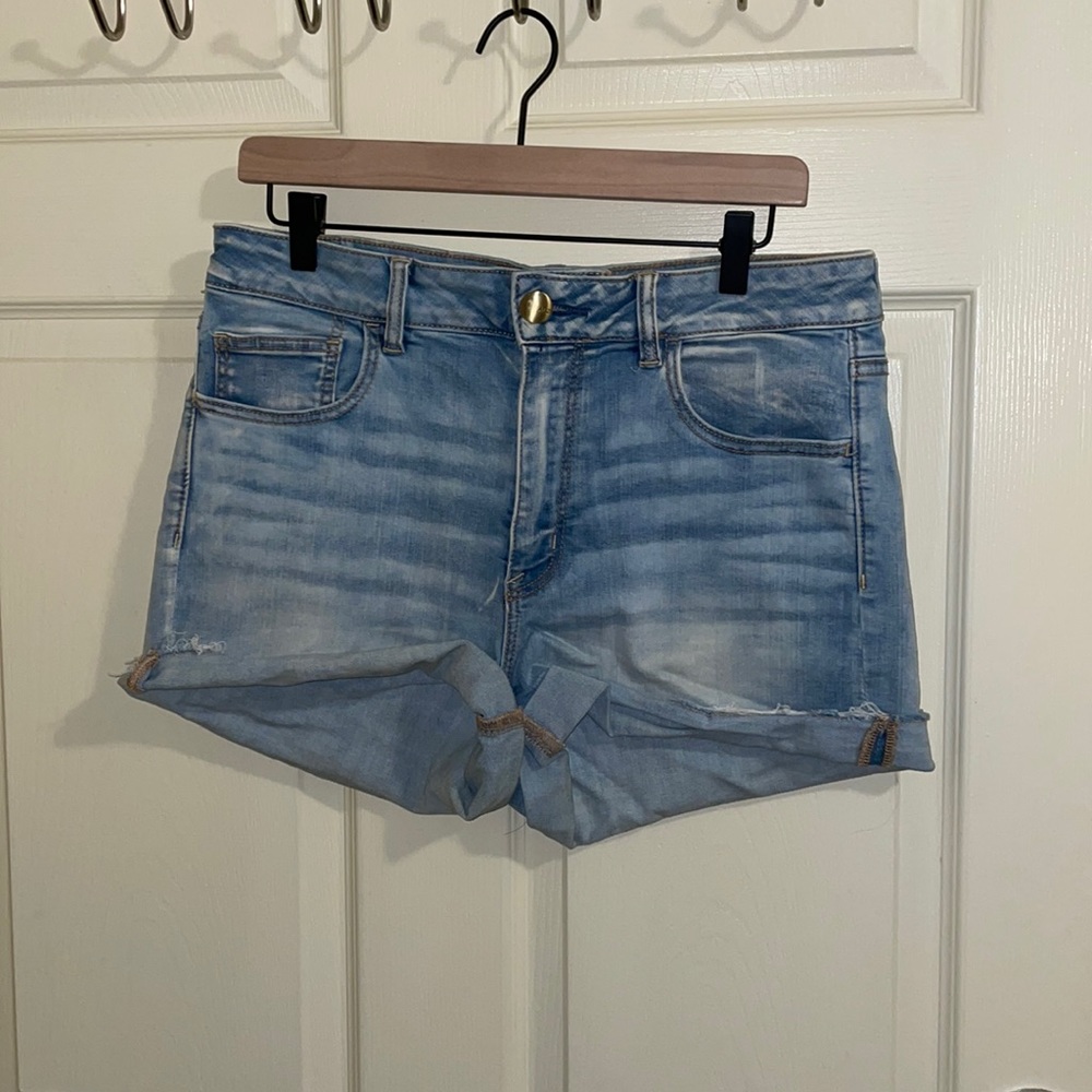 American Eagle super stretch shortie shorts Size:14
